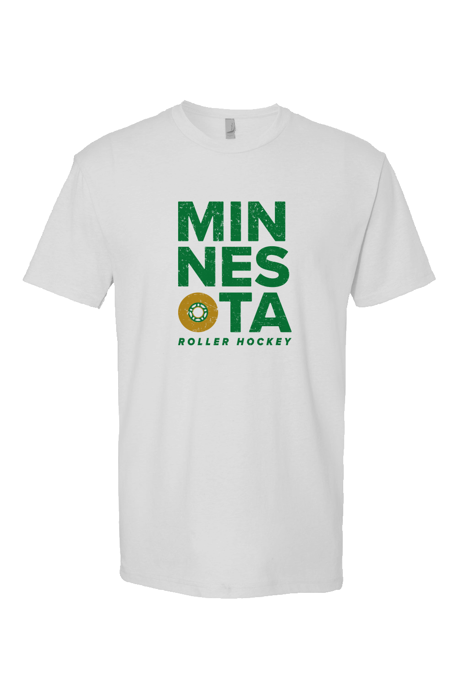 Minnesota Roller Breakaway Performance Tee White | Barn Garb Hockey Threads