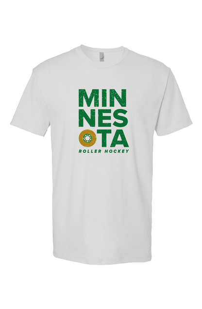 Minnesota Roller Breakaway Performance Tee White | Barn Garb Hockey Threads