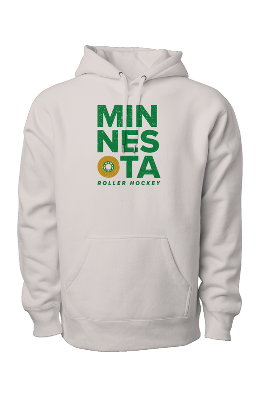 Minnesota Roller Legend Heavyweight Hoodie Bone | Barn Garb Hockey Threads