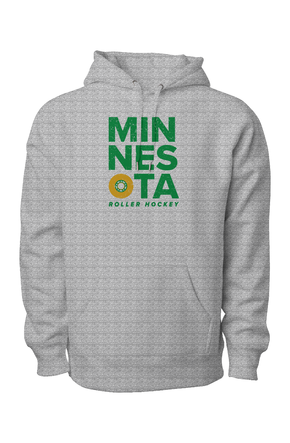Minnesota Roller Legend Heavyweight Hoodie Grey | Barn Garb Hockey Threads