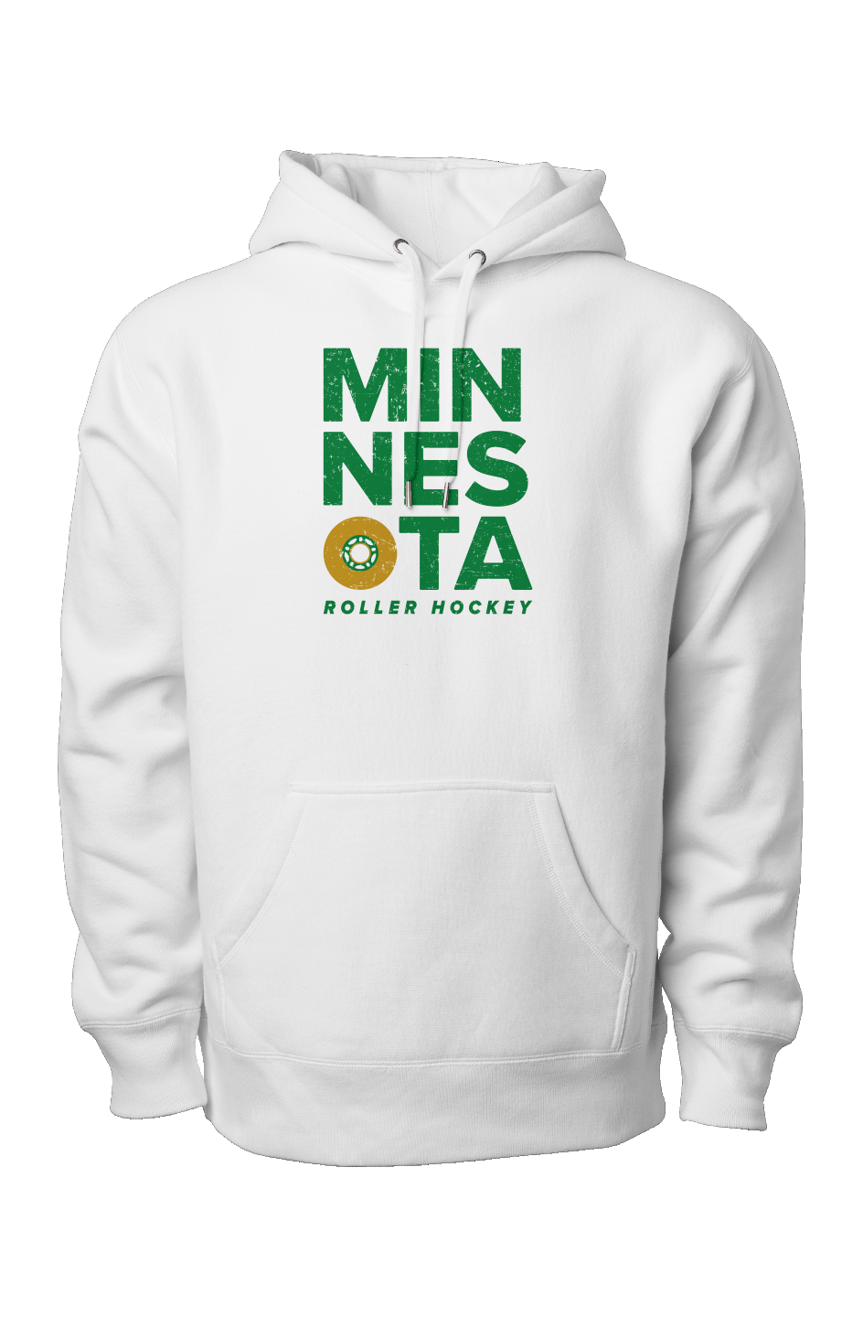 Minnesota Roller Legend Heavyweight Hoodie White | Barn Garb Hockey Threads