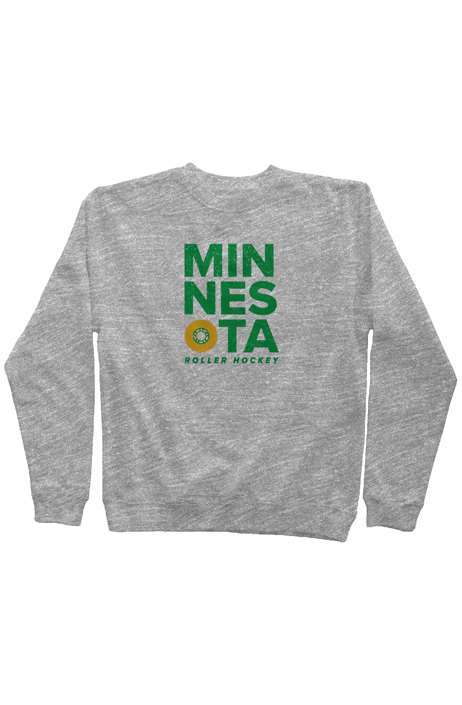Minnesota Roller Rinkside Crewneck Sweatshirt Grey | Barn Garb Hockey Threads