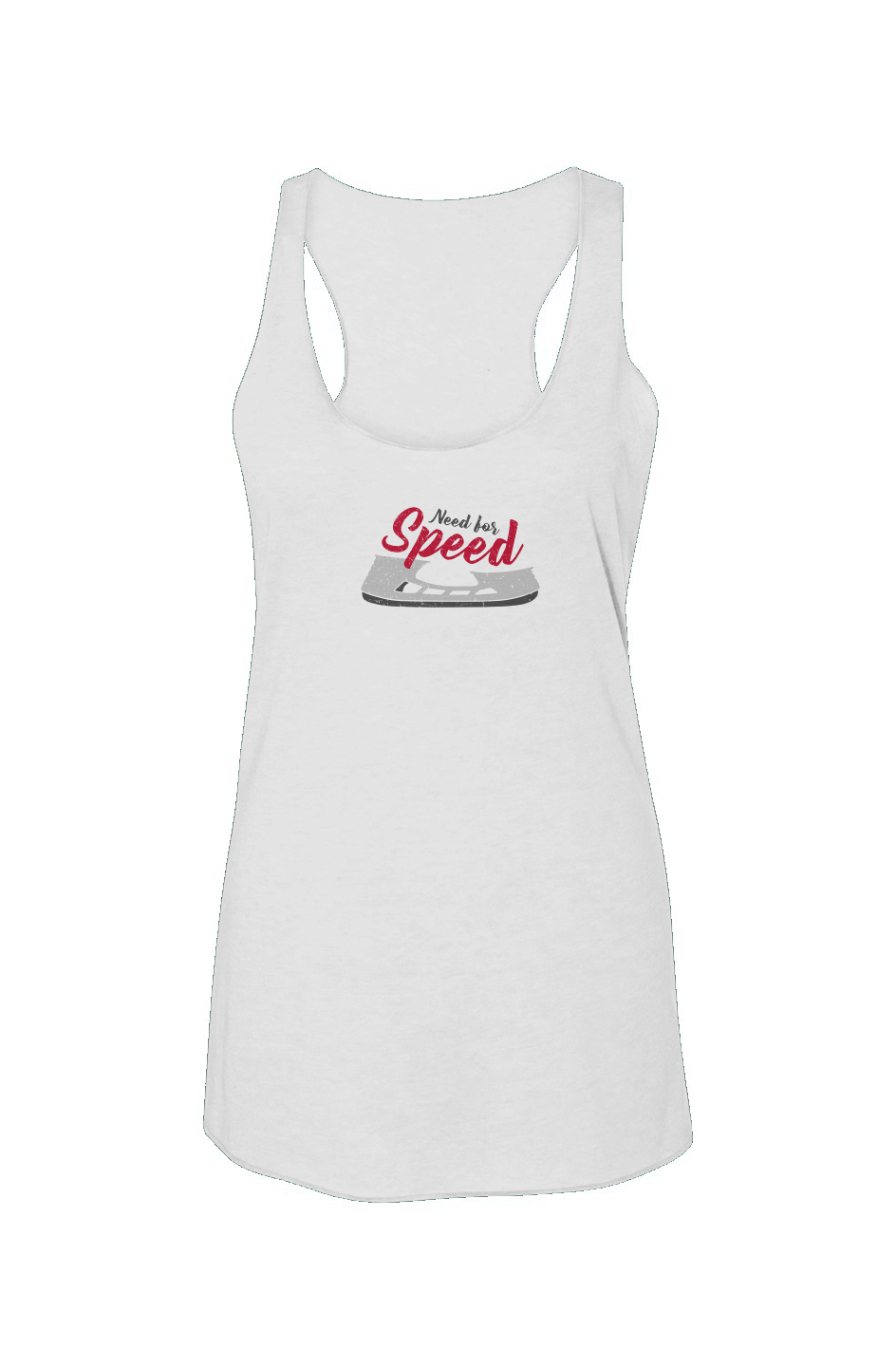 Need for Speed Racerback Barn Tank White | Barn Garb Hockey Threads