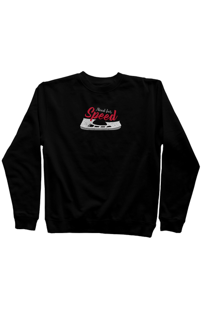 Need for Speed Rinkside Crewneck Sweatshirt Black | Barn Garb Hockey Threads