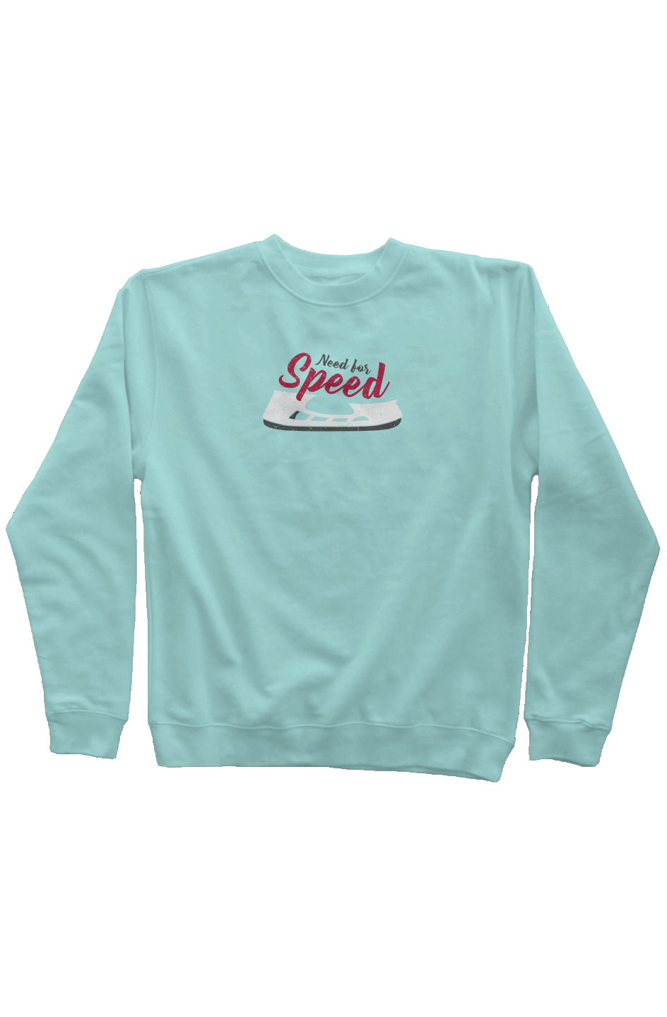 Need for Speed Rinkside Crewneck Sweatshirt Ice Blue | Barn Garb Hockey Threads