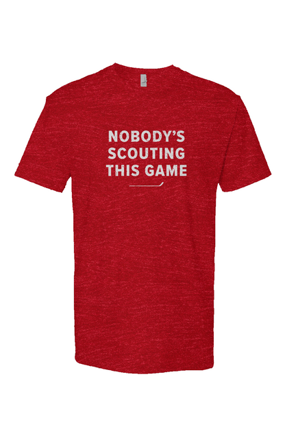 Nobody's Scouting This Game Breakaway Performance Red | Barn Garb Hockey Threads