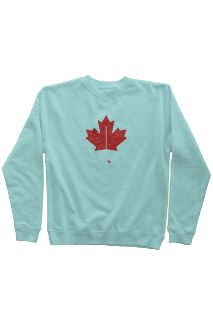 Northern Twig Rinkside Crewneck Sweatshirt Mint | Barn Garb Hockey Threads