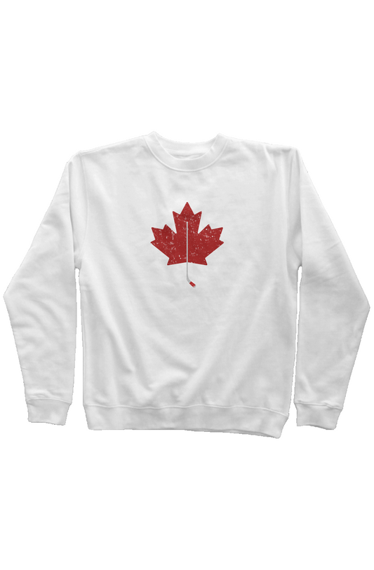 Northern Twig Rinkside Crewneck Sweatshirt White | Barn Garb Hockey Threads
