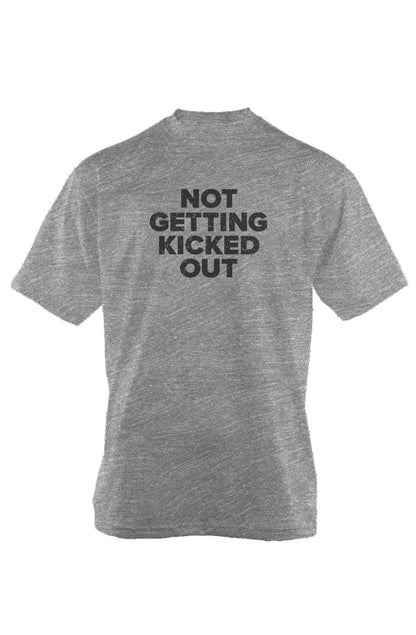 Not Getting Kicked Out 90s Throwback Tee Grey | Barn Garb Hockey Threads