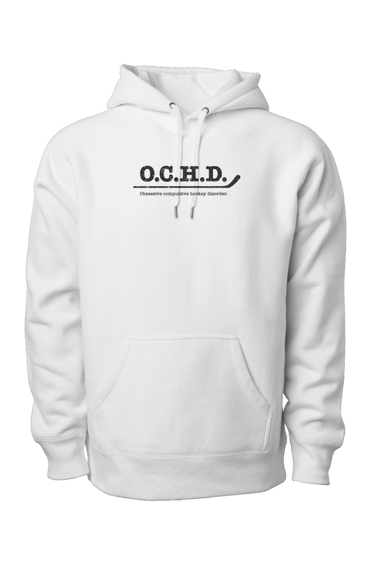 O.C.H.D. Legend Heavyweight Hoodie White | Barn Garb Hockey Threads