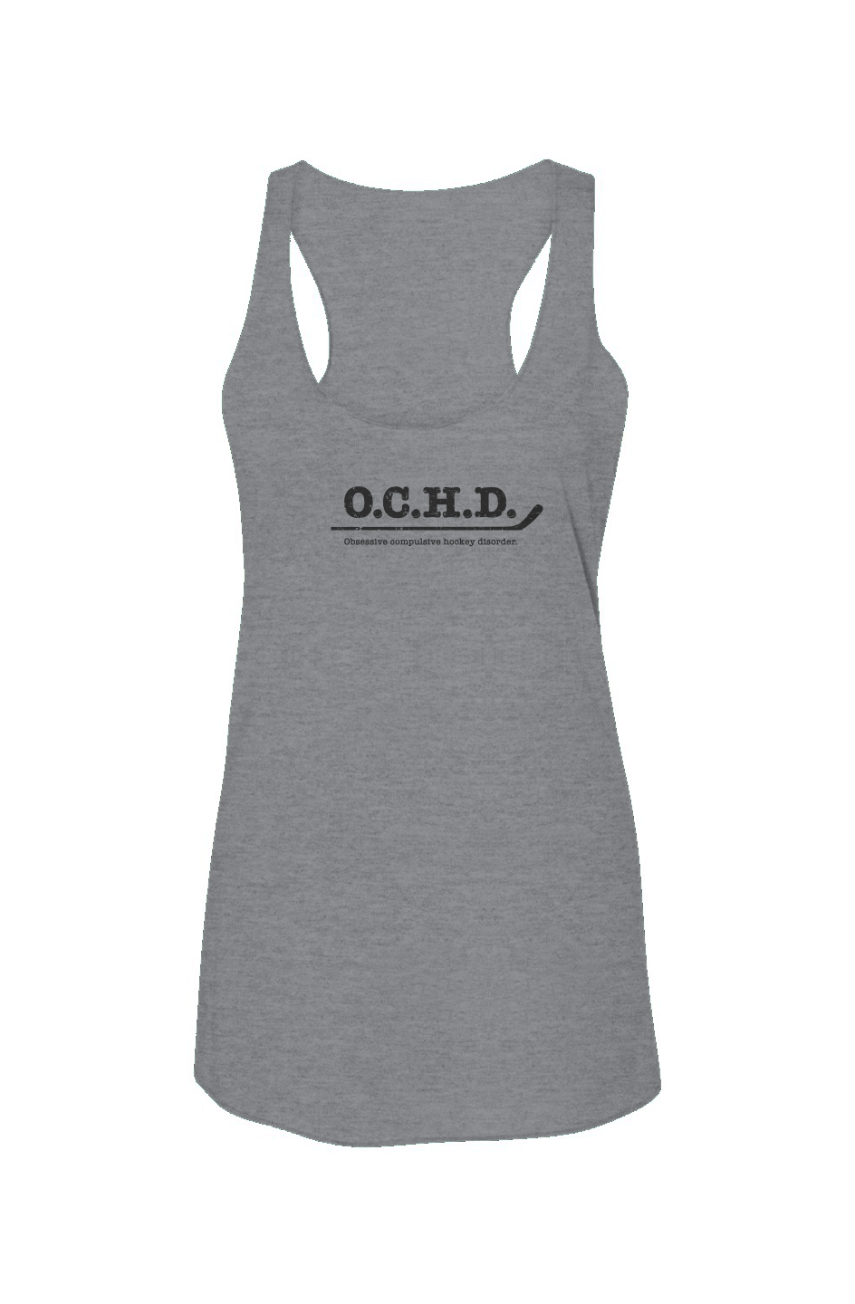 O.C.H.D. Racerback Barn Tank Grey | Barn Garb Hockey Threads
