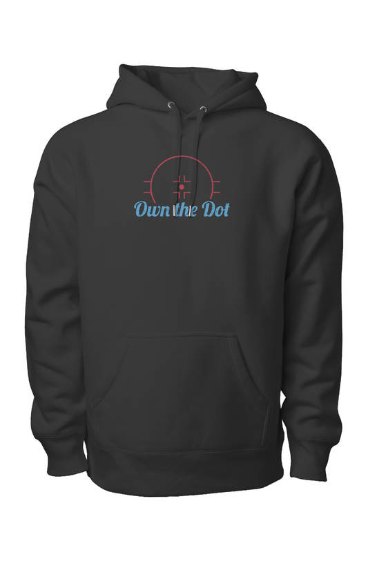 Own the Dot Legend Heavyweight Hoodie Black Barn Garb Hockey Threads