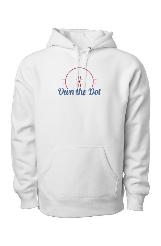 Own the Dot Legend Heavyweight Hoodie White | Barn Garb Hockey Threads