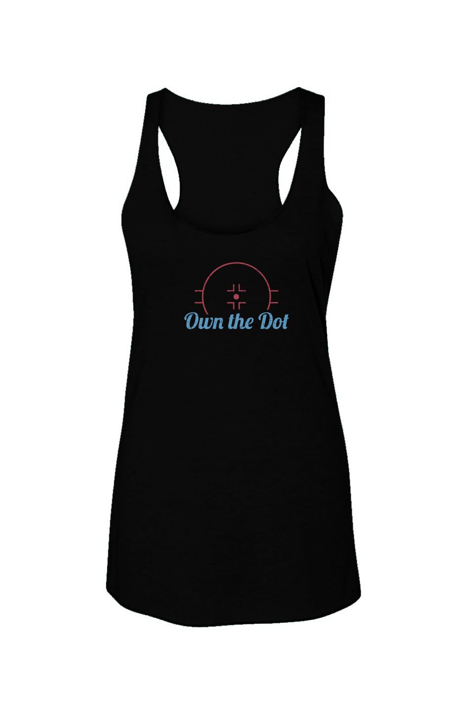 Own the Dot Racerback Barn Tank Black | Barn Garb Hockey Threads