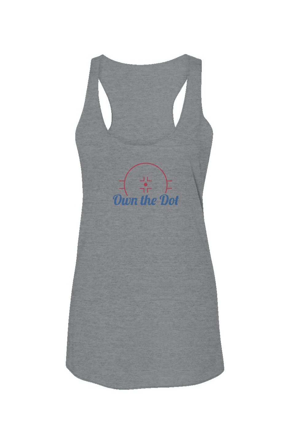 Own the Dot Racerback Barn Tank Grey | Barn Garb Hockey Threads