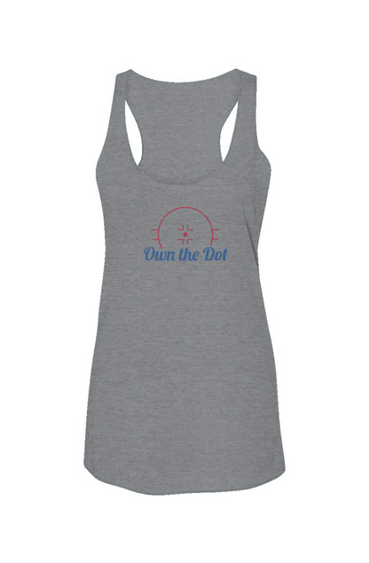 Own the Dot Racerback Barn Tank Grey | Barn Garb Hockey Threads