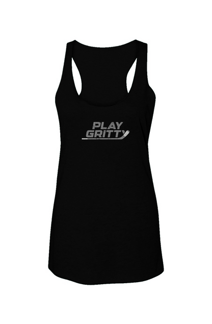 Play Gritty Racerback Barn Tank Black | Barn Garb Hockey Threads