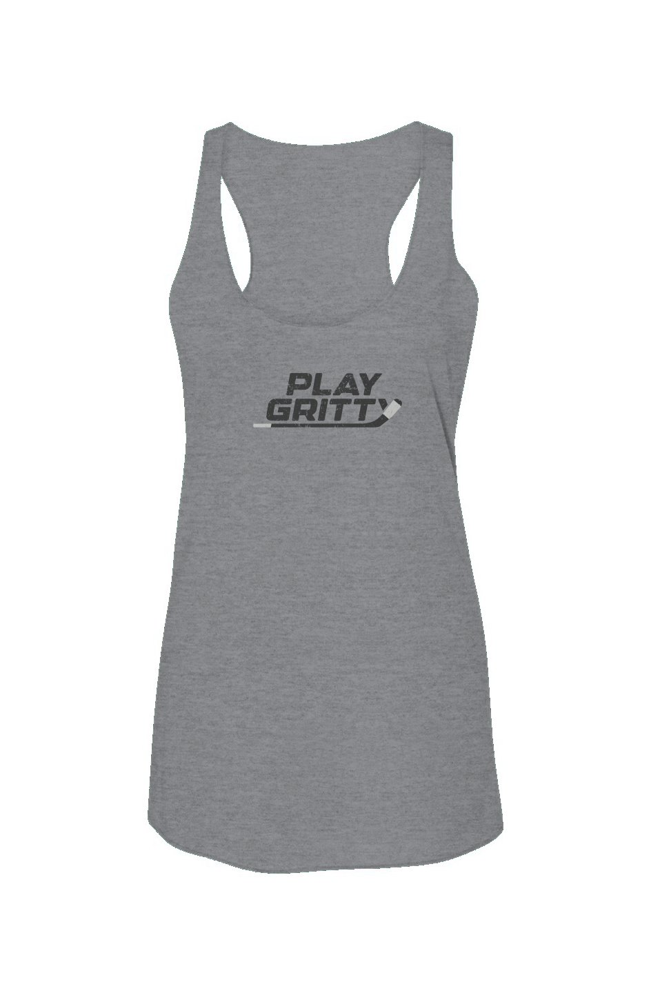 Play Gritty Racerback Barn Tank Grey | Barn Garb Hockey Threads
