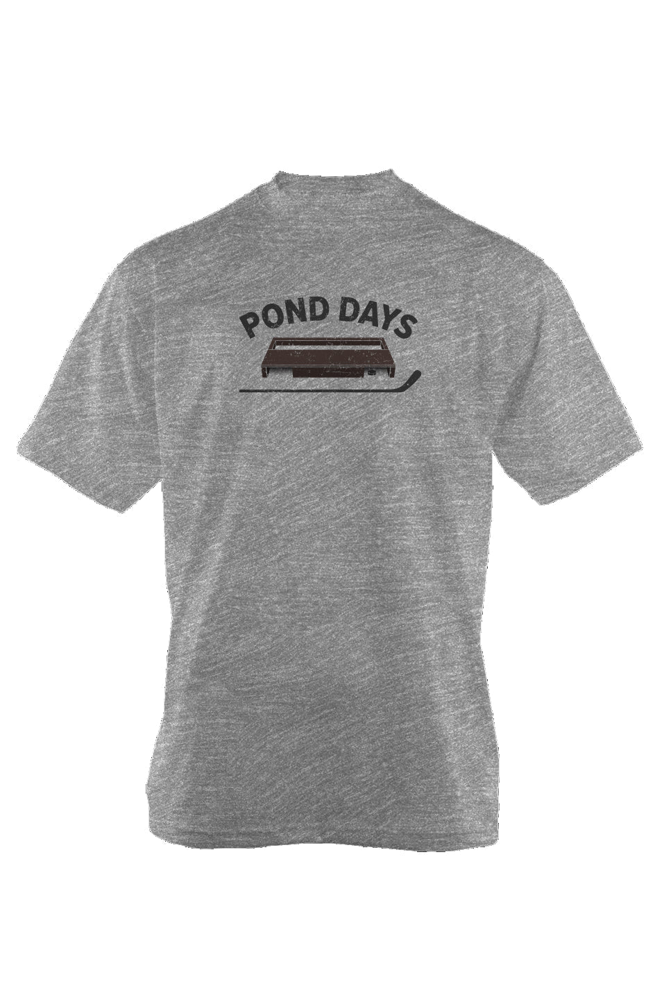 Pond Days 90s Throwback Tee Grey | Barn Garb Hockey Threads