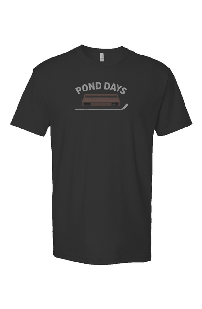 Pond Days Breakaway Performance Tee Black | Barn Garb Hockey Threads