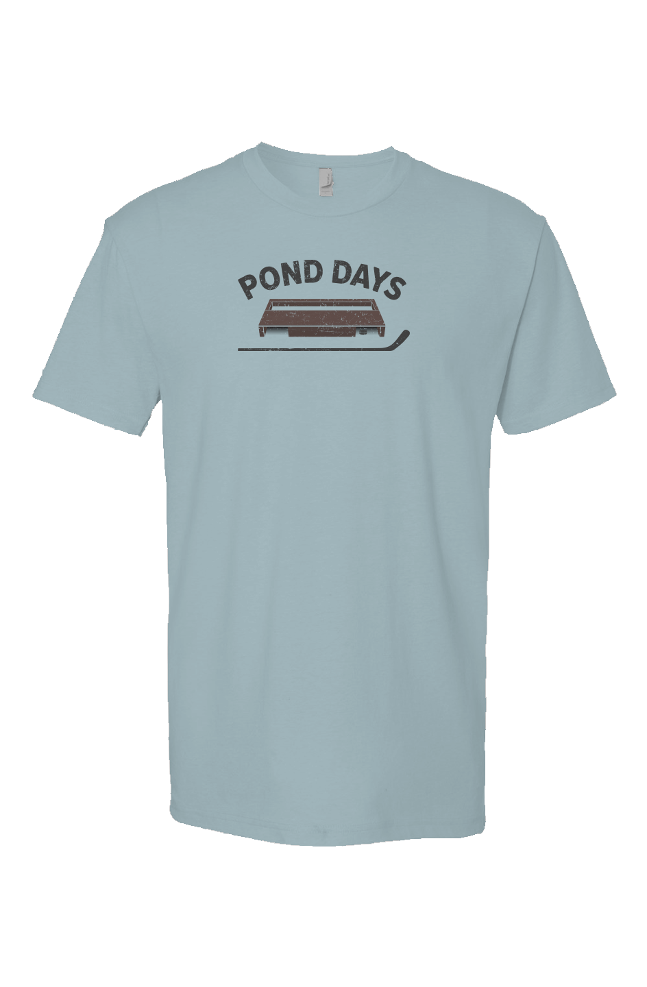 Pond Days Breakaway Performance Tee Ice Blue | Barn Garb Hockey Threads