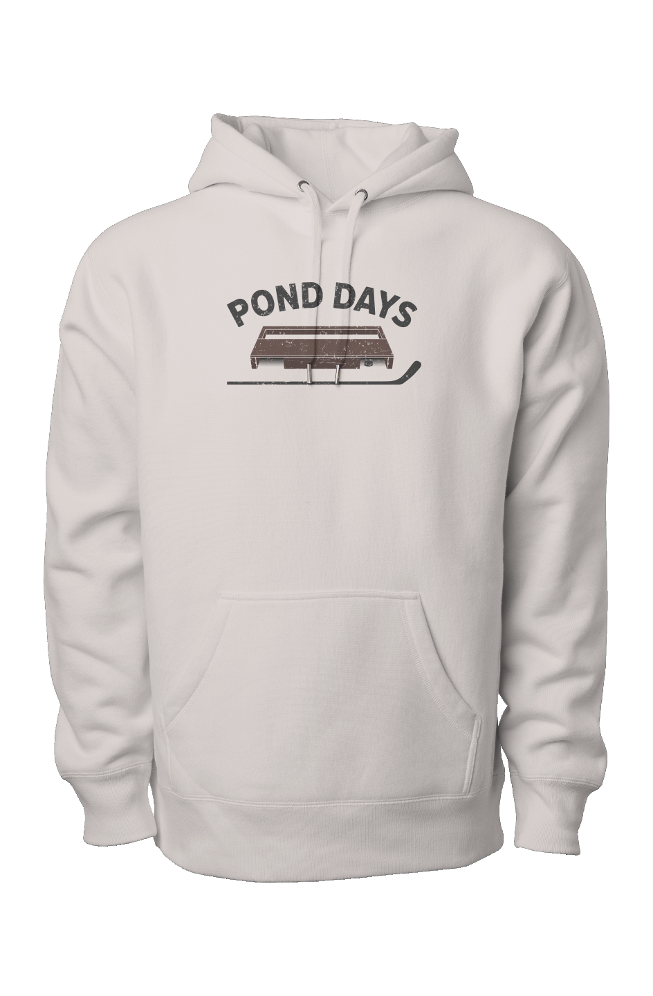 Pond Days Legend Heavyweight Hoodie Bone | Barn Garb Hockey Threads