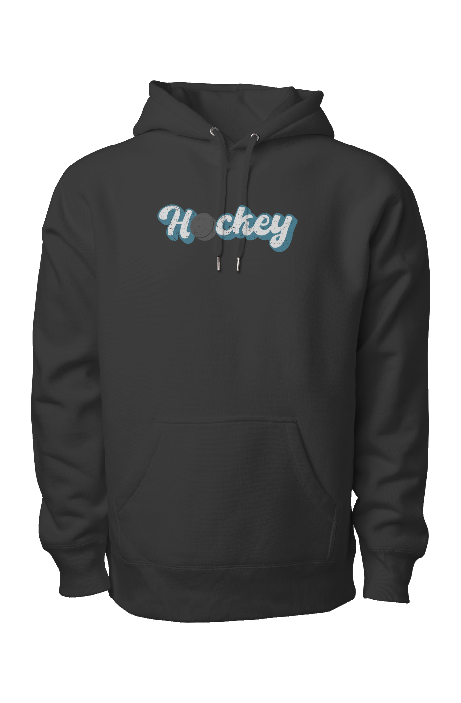 Puckin' Script Legend Heavyweight Hoodie Black | Barn Garb Hockey Threads