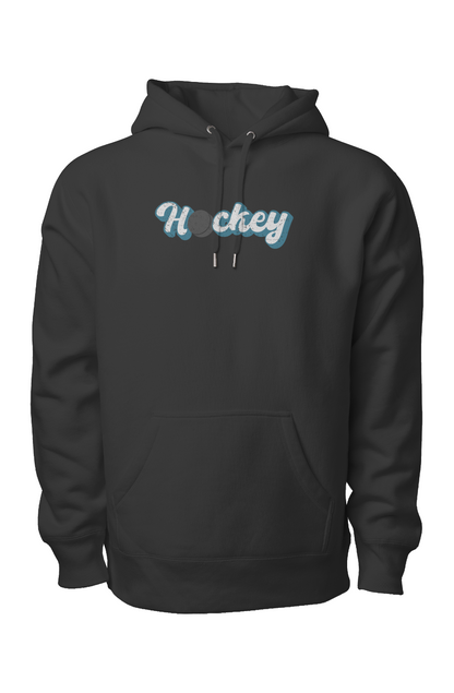 Puckin' Script Legend Heavyweight Hoodie Black | Barn Garb Hockey Threads