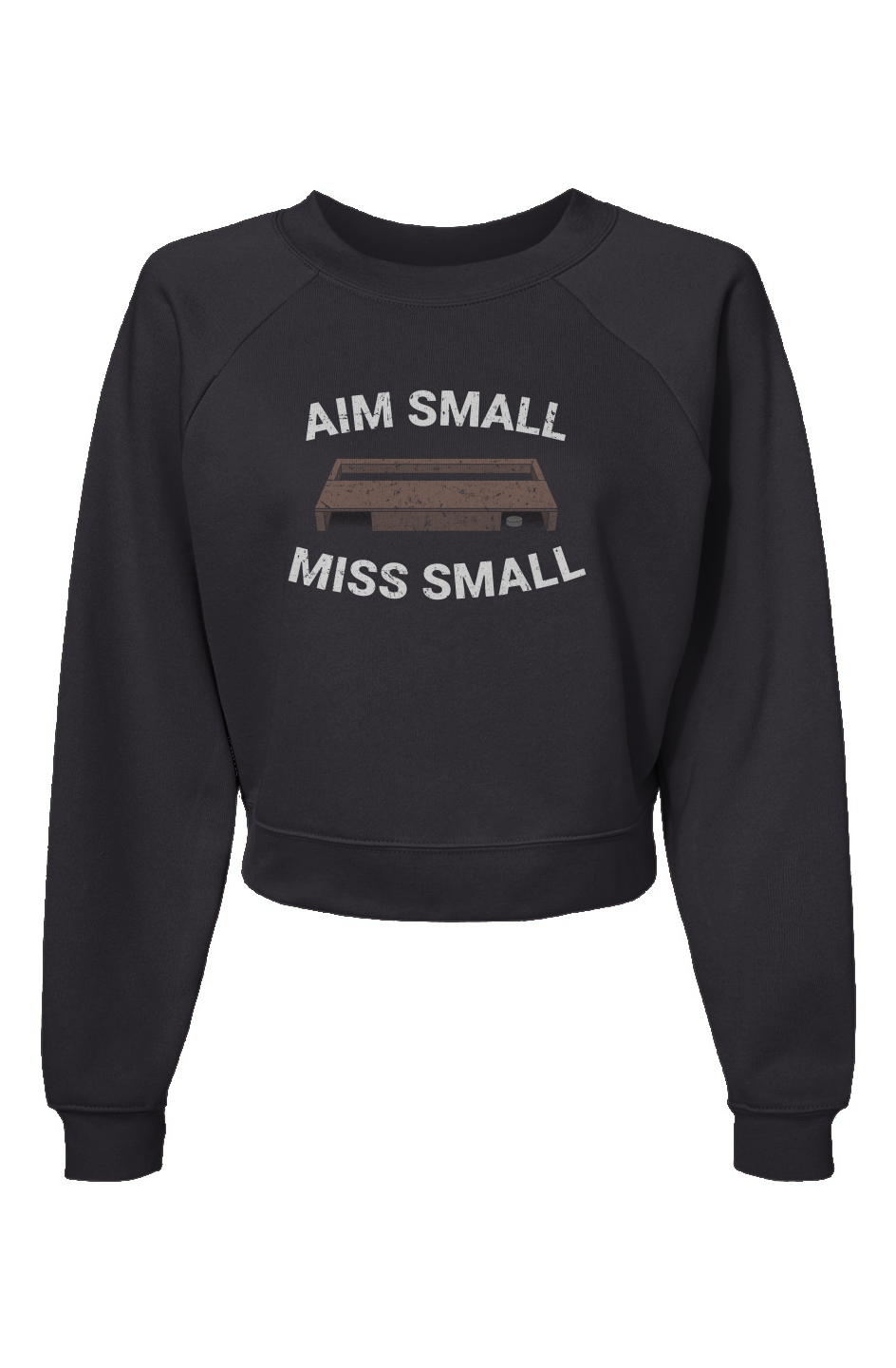 Raglan Rival Aim Small Miss Small Pullover Charcoal | Barn Garb Hockey Threads