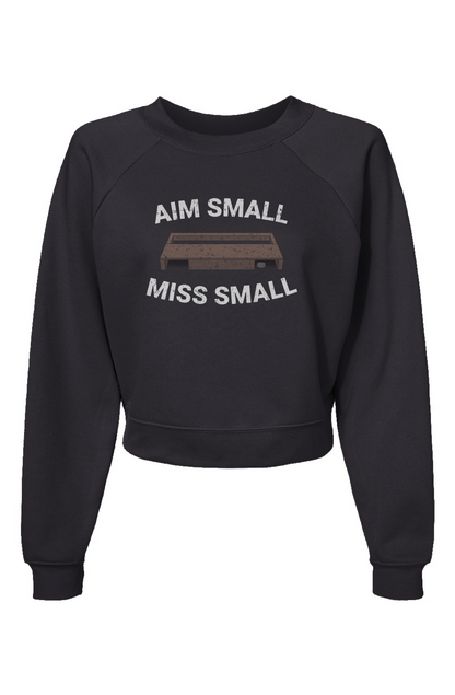 Raglan Rival Aim Small Miss Small Pullover Charcoal | Barn Garb Hockey Threads