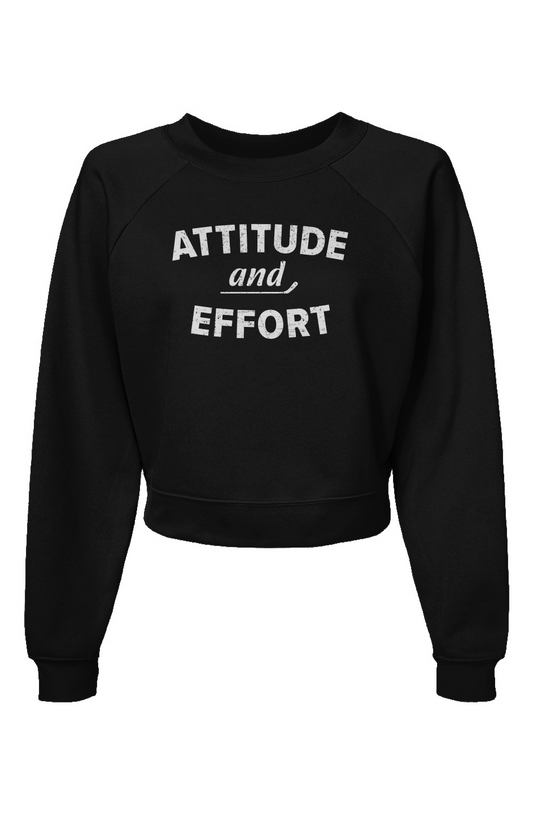 Raglan Rival Attitude and Effort Pullover Black | Barn Garb Hockey Threads