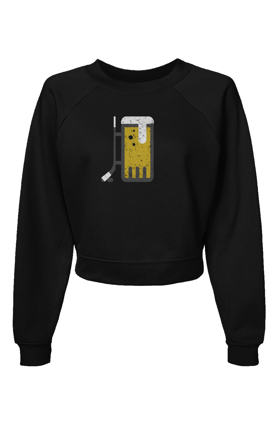 Raglan Rival Bar Down Pullover Black | Barn Garb Hockey Threads