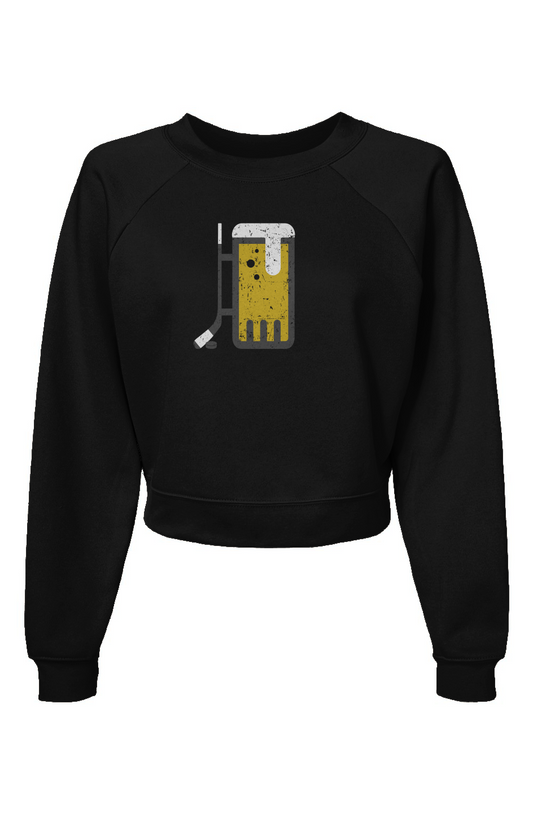 Raglan Rival Bar Down Pullover Black | Barn Garb Hockey Threads