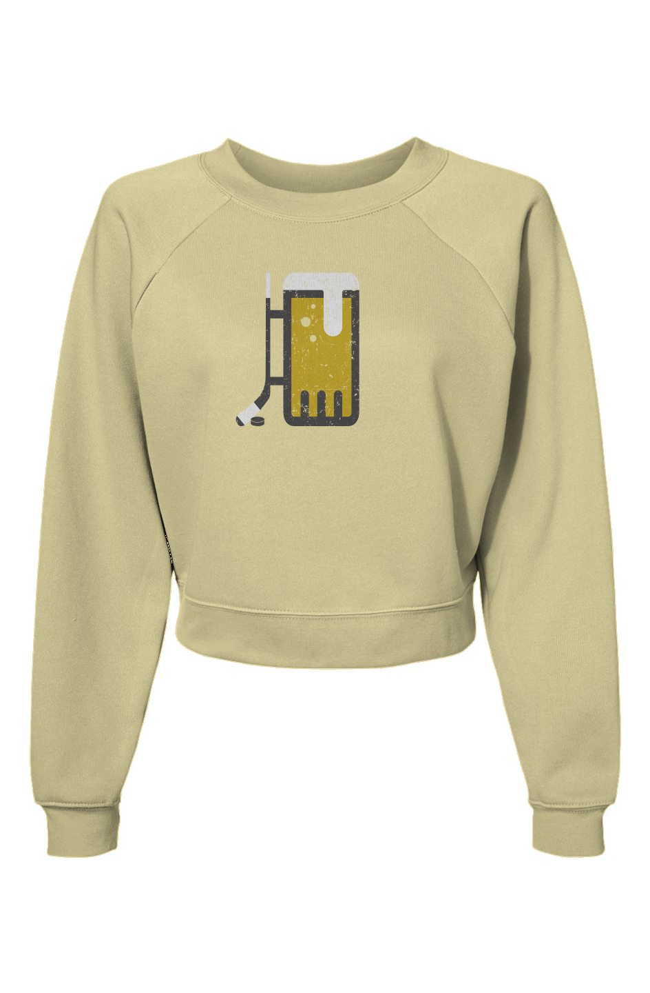 Raglan Rival Bar Down Pullover French Vanilla | Barn Garb Hockey Threads