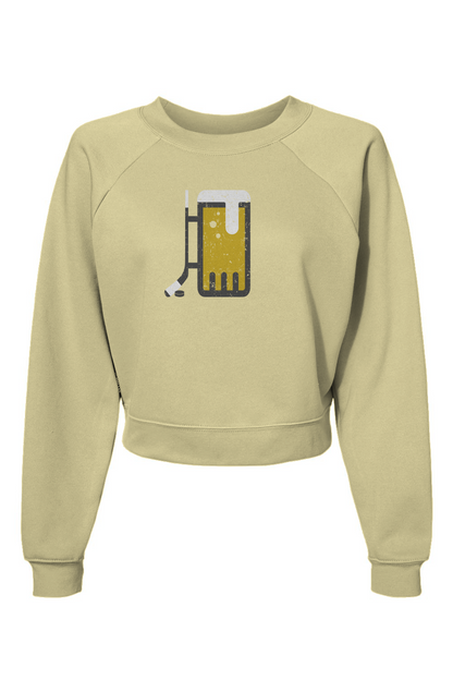 Raglan Rival Bar Down Pullover French Vanilla | Barn Garb Hockey Threads
