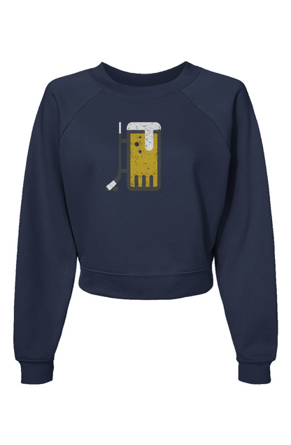 Raglan Rival Bar Down Pullover Navy Blue | Barn Garb Hockey Threads