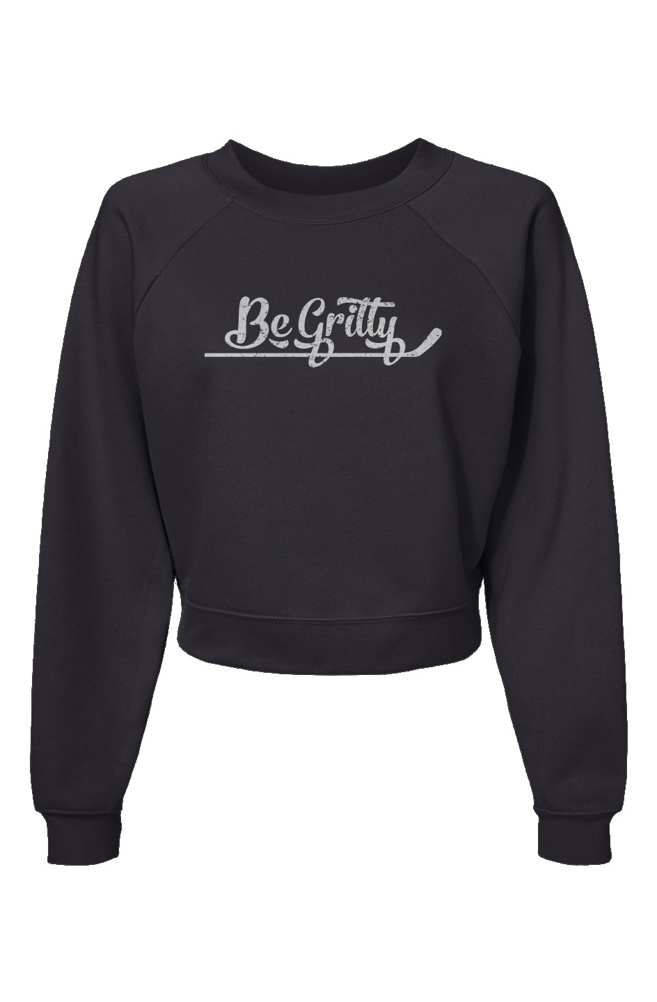 Raglan Rival Be Gritty Pullover Charcoal | Barn Garb Hockey Threads