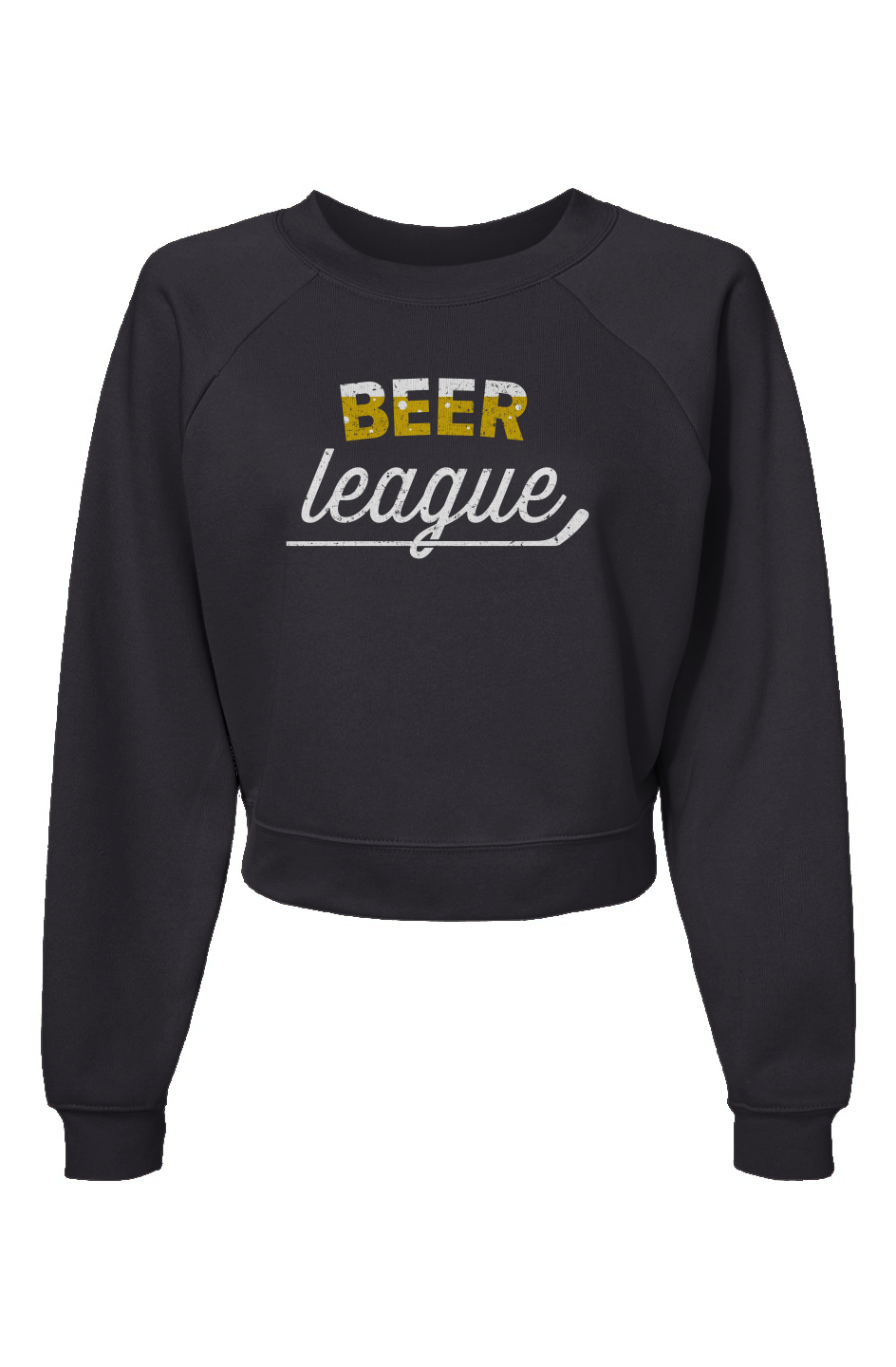 Raglan Rival Beer League Pullover Charcoal | Barn Garb Hockey Threads