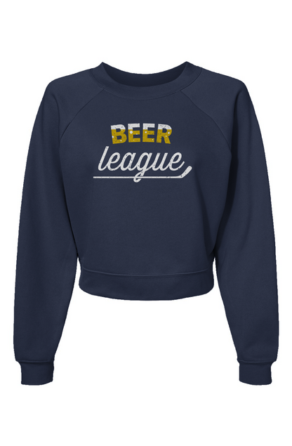 Raglan Rival Beer League Pullover Navy Blue | Barn Garb Hockey Threads
