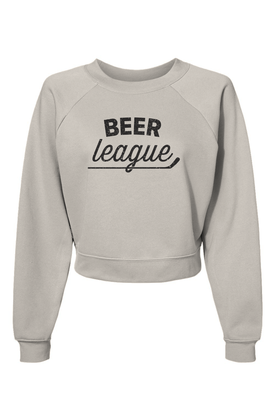 Raglan Rival Beer League Pullover Vintage White | Barn Garb Hockey Threads