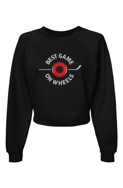 Raglan Rival Best Game on Wheels Pullover Black | Barn Garb Hockey Threads