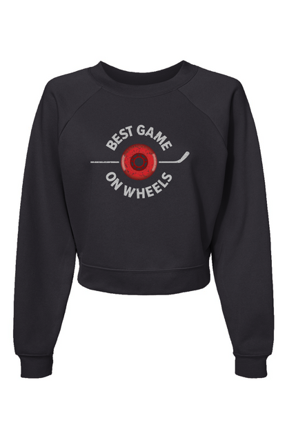 Raglan Rival Best Game on Wheels Pullover Charcoal | Barn Garb Hockey Threads