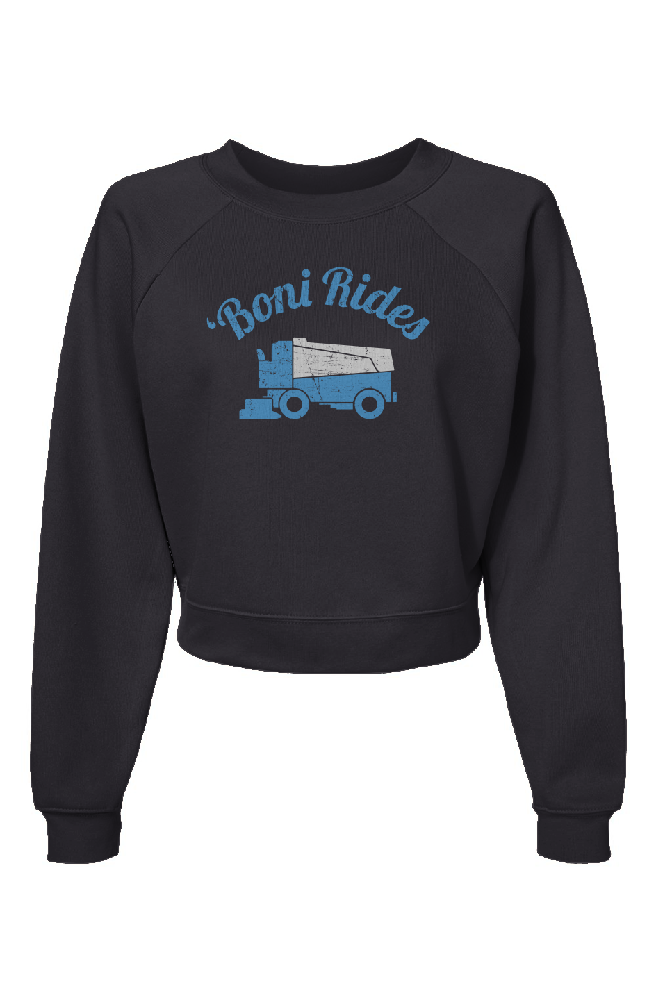 Raglan Rival Boni' Rides Pullover Charcoal | Barn Garb Hockey Threads