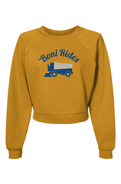 Raglan Rival Boni' Rides Pullover Heather Mustard | Barn Garb Hockey Threads