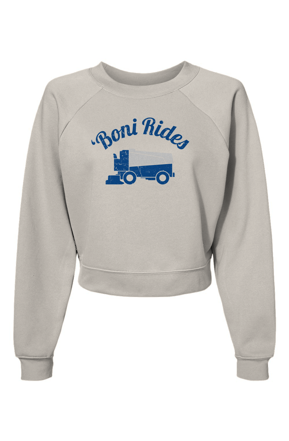 Raglan Rival Boni' Rides Pullover Vintage White | Barn Garb Hockey Threads