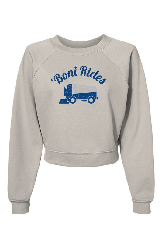 Raglan Rival Boni' Rides Pullover Vintage White | Barn Garb Hockey Threads