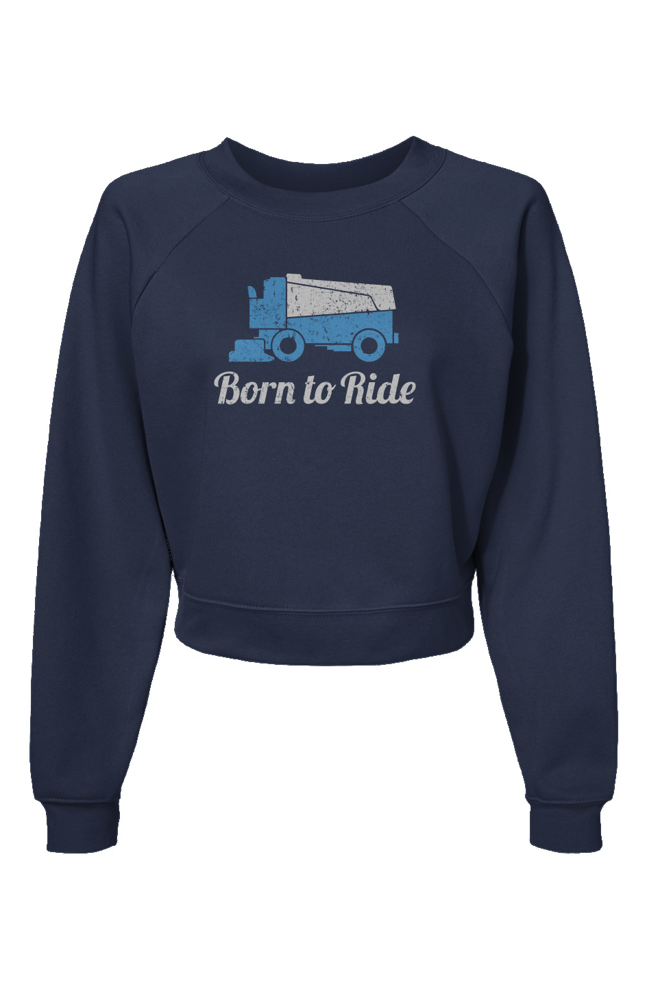 Raglan Rival Born to Ride Pullover Navy Blue | Barn Garb Hockey Threads