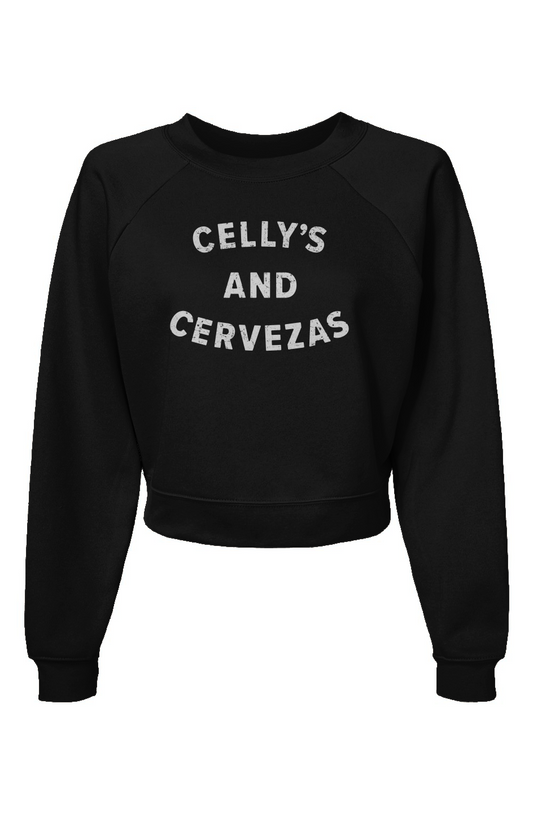 Raglan Rival Celly's and Cervezas Pullover Black | Barn Garb Hockey Threads