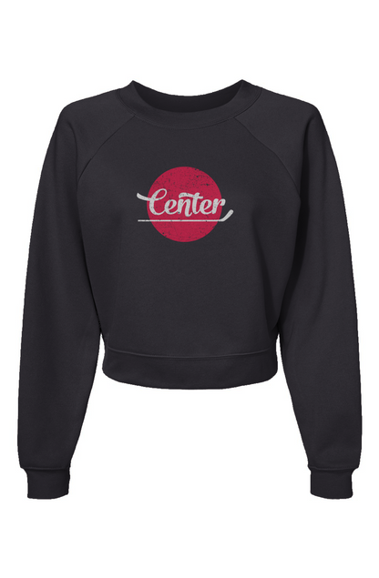 Raglan Rival Center Dot Pullover Charcoal | Barn Garb Hockey Threads