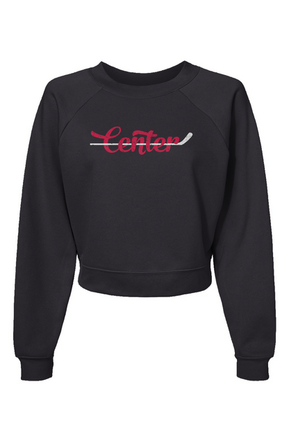 Raglan Rival Center Pullover Charcoal | Barn Garb Hockey Threads